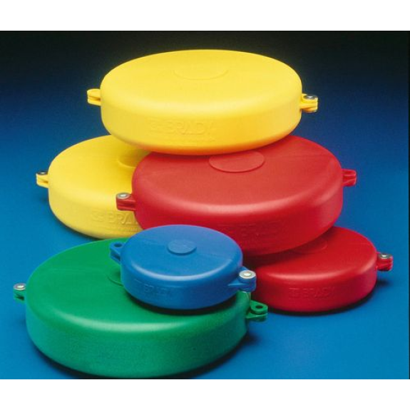 Blocage de valves, pour manivelles avec un diamètre de 127-165 mm, jaune Blocage de valves, pour manivelles avec un diamètre de 127-165 mm, jaune-Lire la description