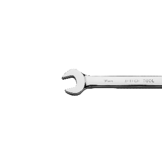 Jetech 18mm Clé mixte à cliquet - Clé polygonale en acier de qualité industrielle Cr-V au fini chrome poli-Lire la description
