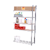 Rayonnage tubulaire ICARE 5 niveaux - Element suivant - L121cm x H200 x P40cm - PROVOST