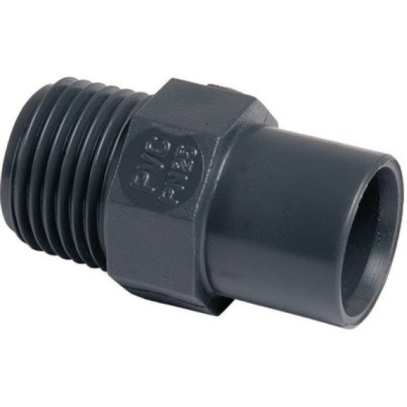 Embout fileté, mâle  - Filetage: 3/4'' | M x F à coller: 25 - 20 Embout fileté, mâle  - Filetage: 3/4'' | M x F à coller: 25 - 20-Lire la description