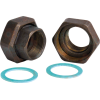 Raccord union ALG32 G 2 : Rp 1 1/2 DN : 32 fte malléable