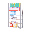 Rayonnage tubulaire ICARE 6 niveaux - Element départ - L121cm x H200 x P80cm - PROVOST