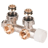 Multiblock T bitube modèle équerre  - Filetage: G 1/2'' M x G 3/4'' M Multiblock T bitube modèle équerre  - Filetage: G 1/2'' M x G 3/4'' M