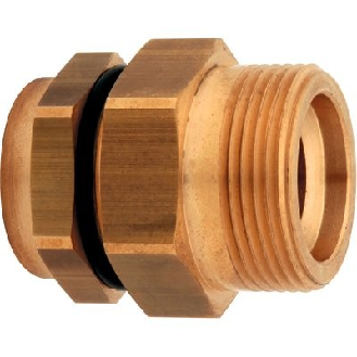 Raccord PLT mâle cylindrique à joint plat  - Tuyau: DN 20 | Filetage: 3/4-Lire la description