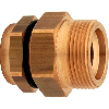 Raccord PLT mâle cylindrique à joint plat  - Tuyau: DN 20 | Filetage: 3/4