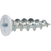Vis pour menuiserie PVC laquée blanche  - L (mm): 25