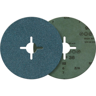 Fibechleifscheibe Zir.Kor.125mm K120-Beschreibung lesen