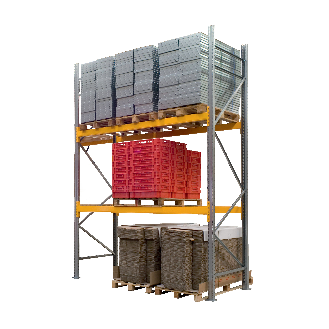 Rayonnage lourd à palettes PROPAL - Elément départ - 900kg par niveau-Lire la description