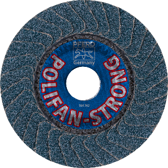Fächechleifscheibe STRONG gewölbt 115mm K50-Beschreibung lesen