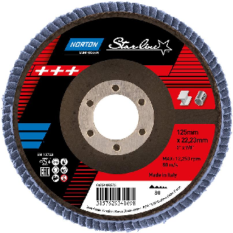 Fächecheibe Starline 125 mm P80-Beschreibung lesen