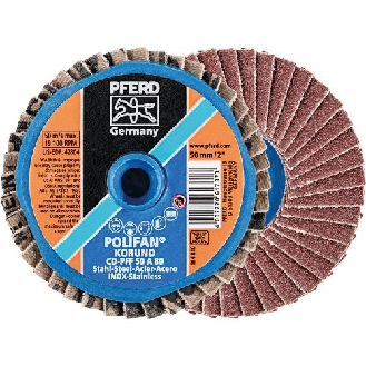 Mini-Polifan COMBIDISC 75mm K 40 Korund Pferd-Beschreibung lesen
