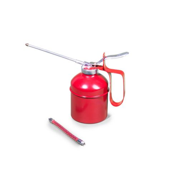 Bidon pour huile en acier, pompage en laiton, volume de 0,3 litre, 4 pièces-Lire la description
