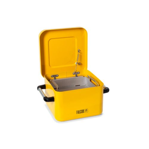 Bidons d'établi en acier, peint, avec panier de pièces, 10 litres-Lire la description