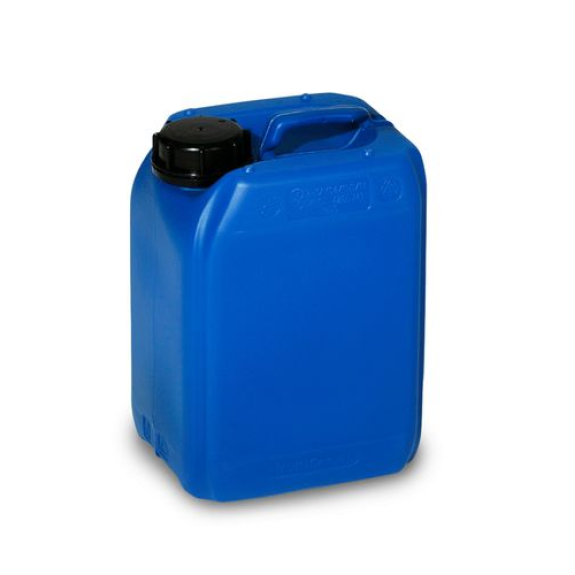 Bidon en polyéthylène (PE), antistatique, 6 litres, bleu-Lire la description