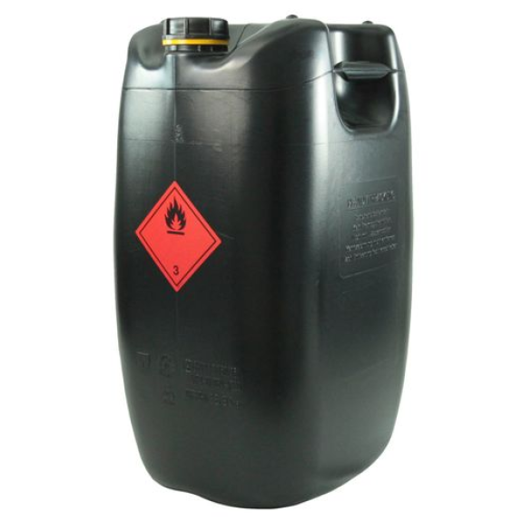 Bidon en polyéthylène (PE), antistatique, 60 litres, noir-Lire la description