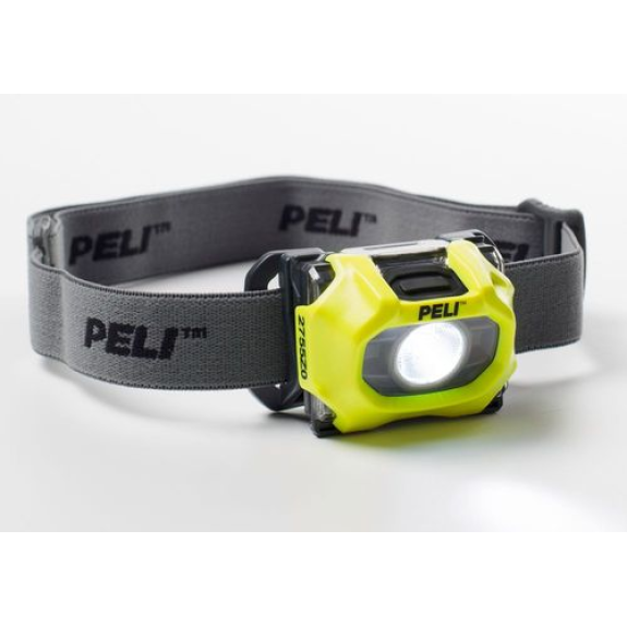 Lampe frontale LED, ATEX zone 0, jusquà 72 lumen de luminosité, avec éclairage clignotant-Lire la description
