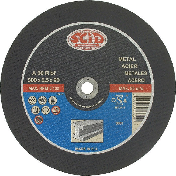 Disque moyeu plat-Lire la description