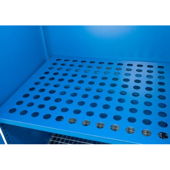 Rayonnage SteelSafe pour stockage de produits dangereux D1, D2 Rayonnage SteelSafe pour stockage de produits dangereux D1, D2-Lire la description