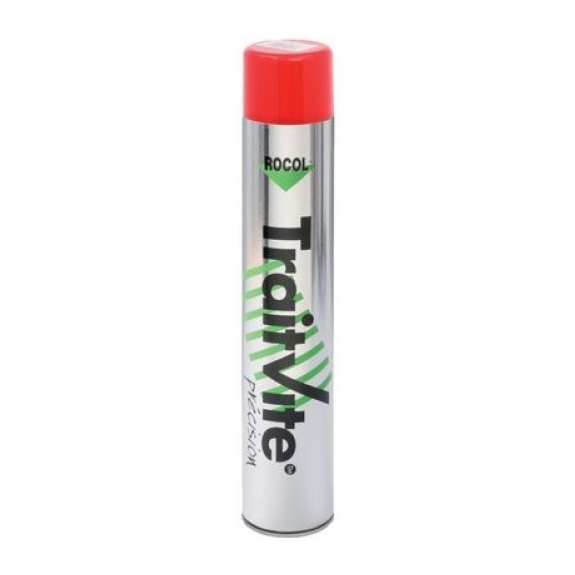 Aérosol traitvite  - Couleur: Rouge | Indication: Danr / interdiction | N° RAL: RAL 3020-Lire la description