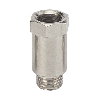 Raccords pour tubes - Prolongateur - Laiton nickelé - 1/8" MF - 60 bar