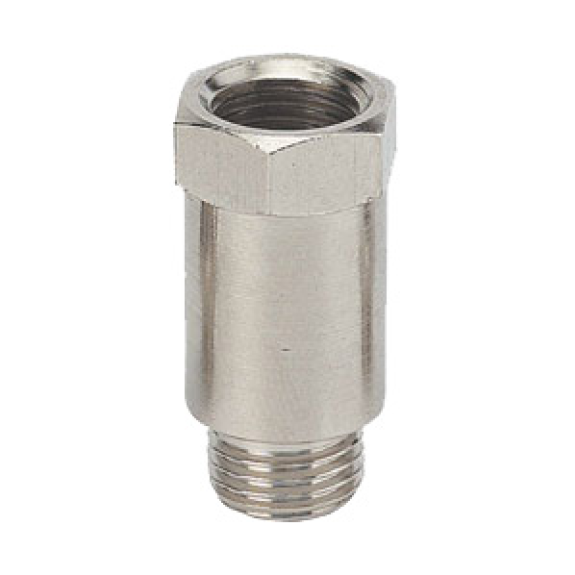 Raccords pour tubes - Prolongateur - Laiton nickelé - 1/8" MF - 60 bar-Lire la description