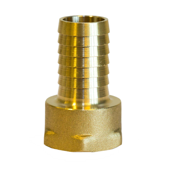 Bout porte tuyau femelle laiton  Ø 5/4"  ( cannelure 32 mm )/-Lire la description