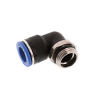 Raccords pour tubes - Coude cylindrique - Laiton nickelé - 3/8" M - Ø14 mm - 16 bar