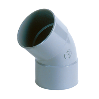 Coude FF 45° PVC décharge  Ø 315*-Lire la description