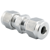 Raccord à double bague de comp. pour tubes inox - Union double égal - Inox - Ø6mm - +455°C