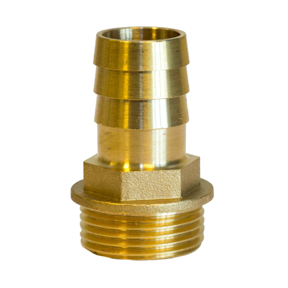 Bout porte tuyau mâle laiton  Ø 3"  ( cannelure 75 mm )*-Lire la description