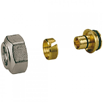 Raccord  3/4" Eurocône x 16x2 mm - pour collecteur-Lire la description