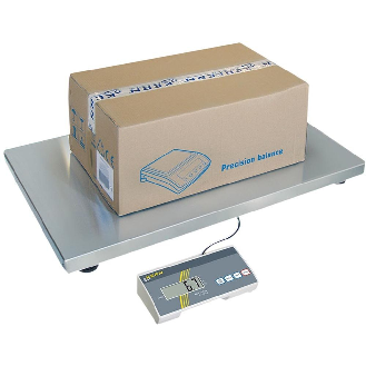 Balance avec grand plateau KERN, Capacité: 150 kg x 50 g, Dimension: 945 x 505 x 65 mm-Lire la description