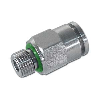 Raccord instantané push-in - piquage droit - inox 316 - G1/8" M - Ø6 mm - 20 bar