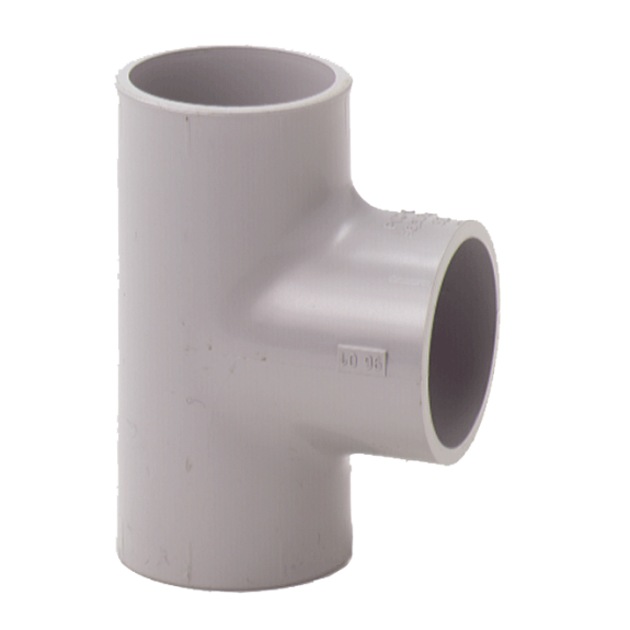 Té 90° PVC-C +GF+ diamètre 50 mm-Lire la description