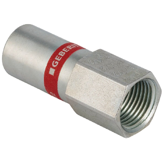 Bout mixte pressfitting galva  Ø 3/4" F x 18 Mâle*-Lire la description