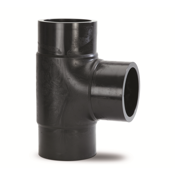 Té 90° égal LS PE100 noir SDR11 d280 Té 90° égal LS PE100 noir SDR11 d280-Lire la description
