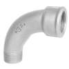 Raccord fileté/taraudé - Coude 90° - Fonte Galva - 4" MF - Pmax: 20 bar