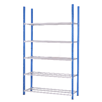 Tablettes pour rayonnage tubulaire AXEL 100 x 50cm x2-Lire la description