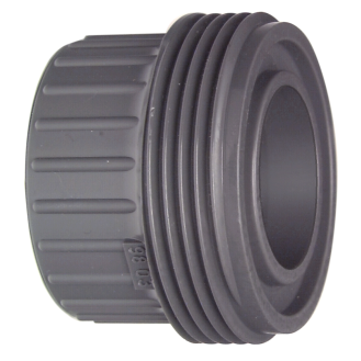 Pièce filetée pour Raccord Union PVC +GF+ Ø 20-Lire la description