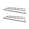 Tablettes pour rayonnage tubulaire AXEL 100 x 60cm x2
