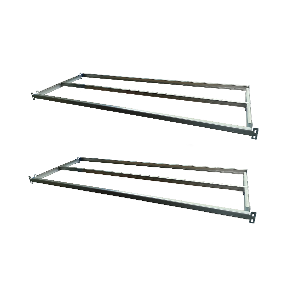 Tablettes pour rayonnage tubulaire AXEL 100 x 60cm x2-Lire la description