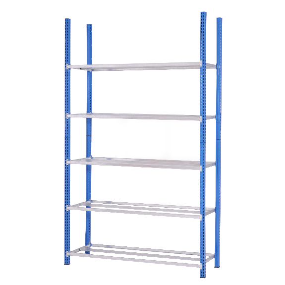 Tablettes pour rayonnage tubulaire AXEL 100 x 60cm x2-Lire la description