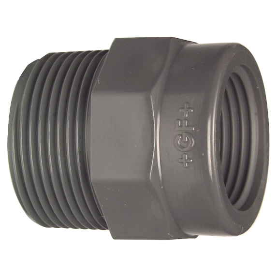 Embout PVC-U PN10 1/2"-3/8"-Lire la description