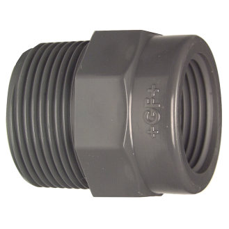 Embout PVC-U PN10 1/2"-3/8"-Lire la description