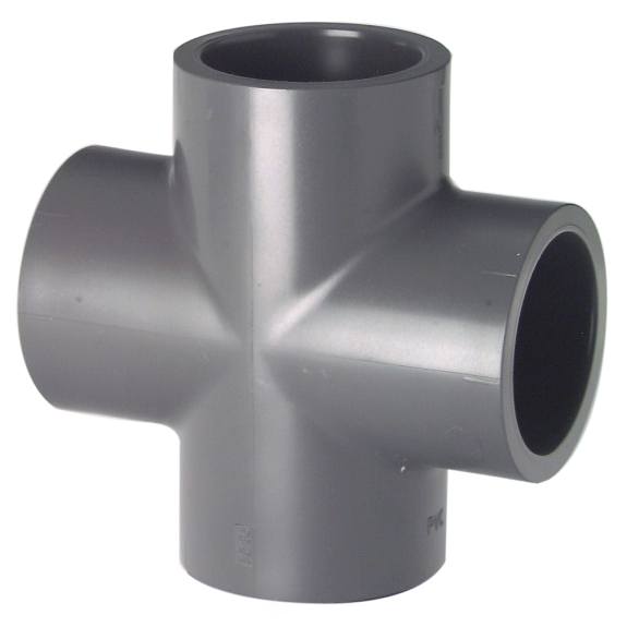 Croix PVC-U PN16 d25-Lire la description