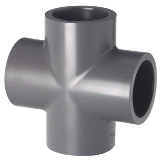 Croix PVC-U PN16 d25-Lire la description