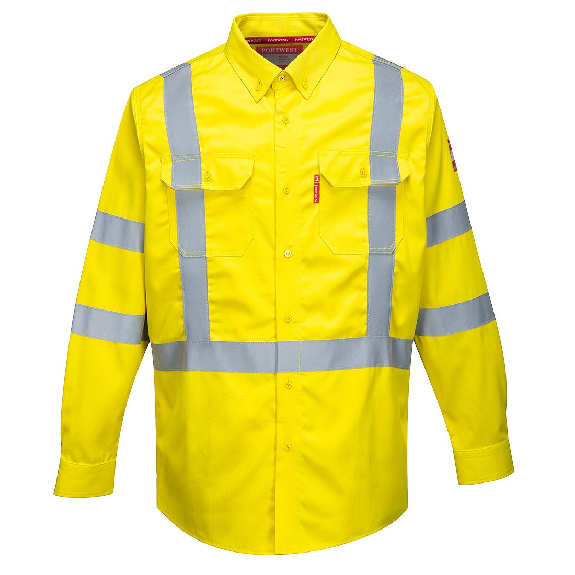 Portwest - Chemise de travail manches longues haute visibilité anti-feu Bizflame Portwest - Chemise de travail manches longues haute visibilité anti-feu Bizflame-Lire la description