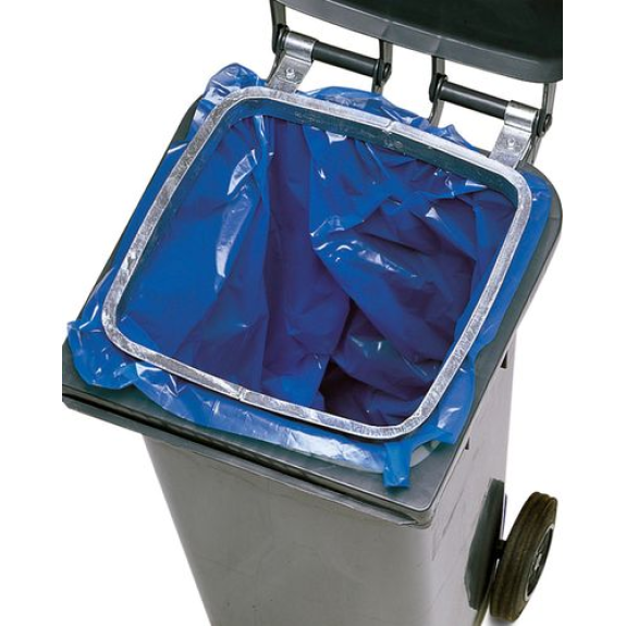 Support à sacs-poubelle pour conteneur à déchets, volume de 360 litres-Lire la description