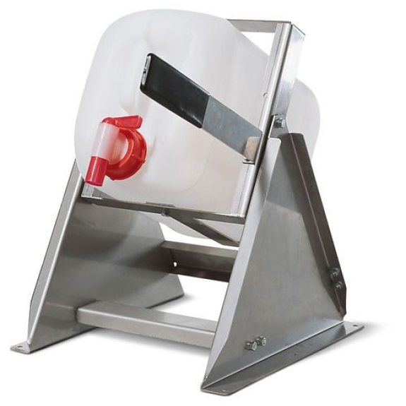 Support de soutirage type AB10-E en inox, pour bidons de 10 litres-Lire la description