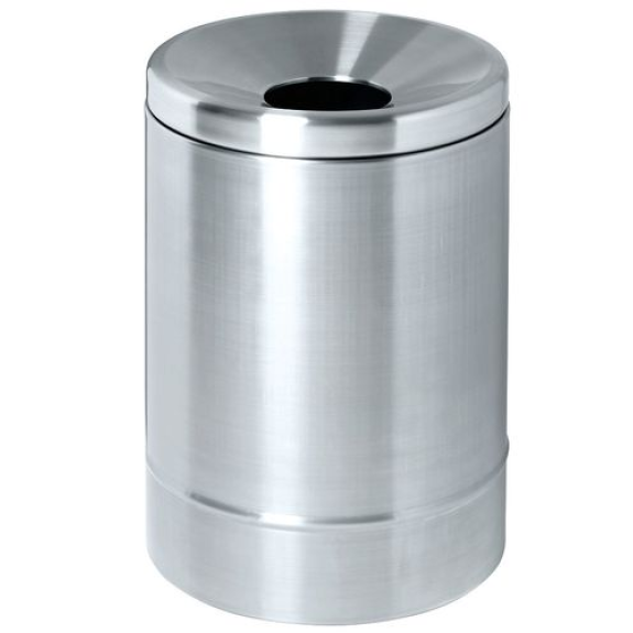 Corbeille antifeu, 15 litres, en acier, inox Corbeille antifeu, 15 litres, en acier, inox-Lire la description